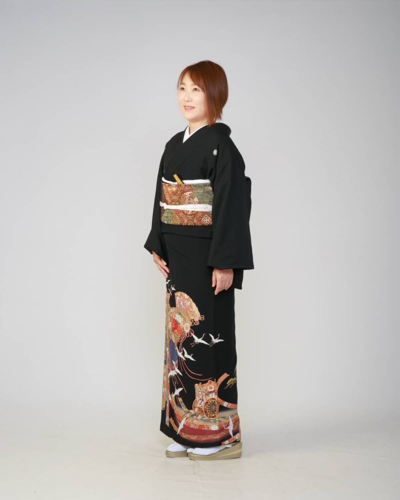 留袖写真 横向き