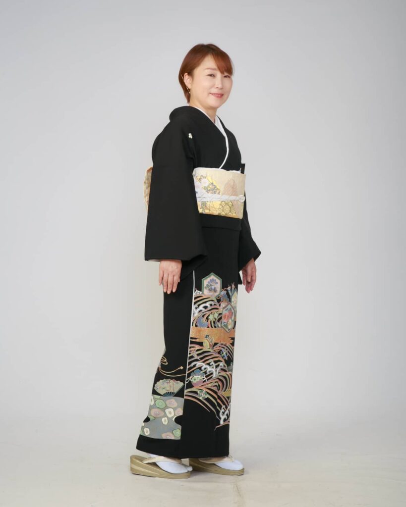 留袖写真横向き
