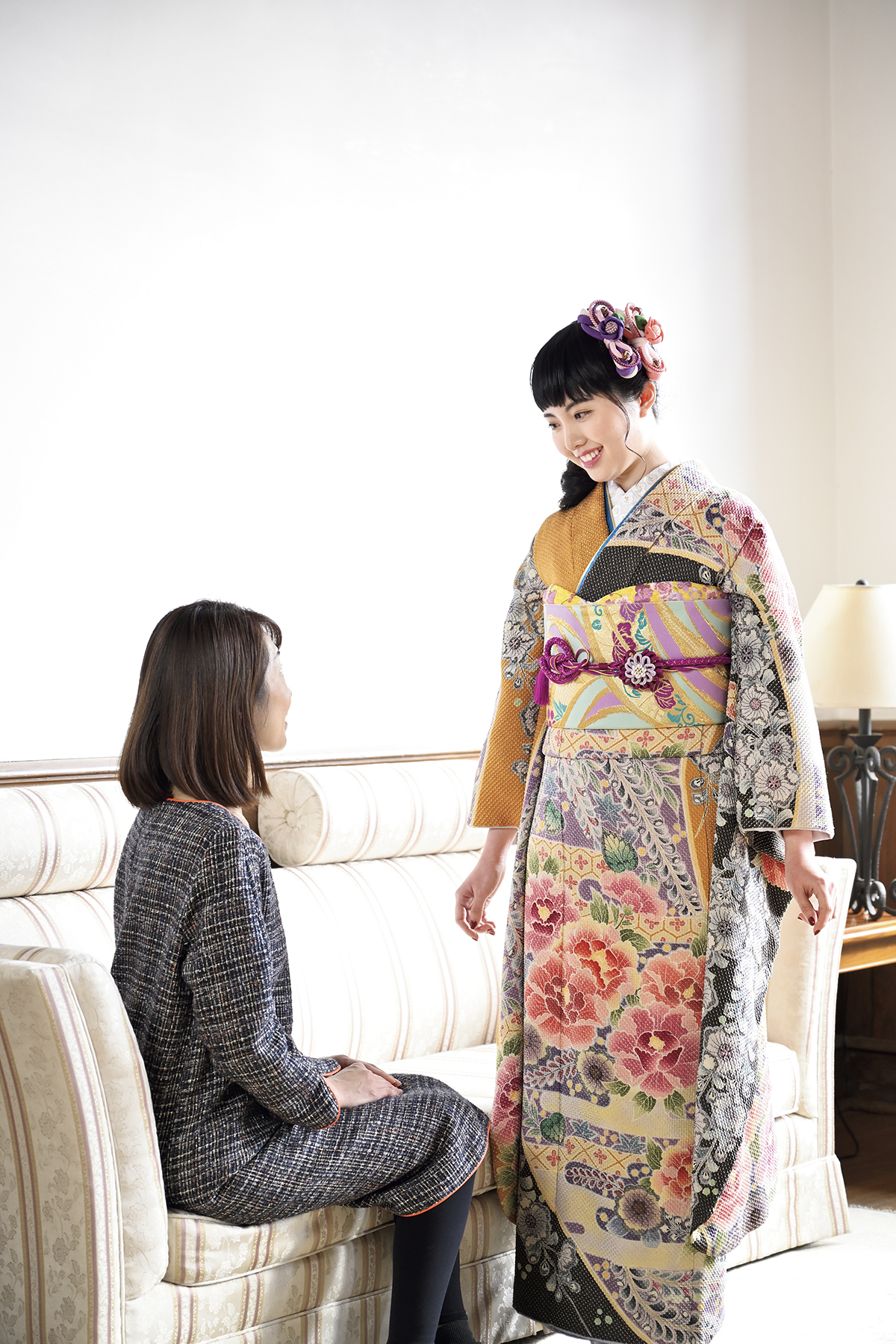 こんなに素敵 母娘で 姉妹で着物姿 Kimonoしゃなり