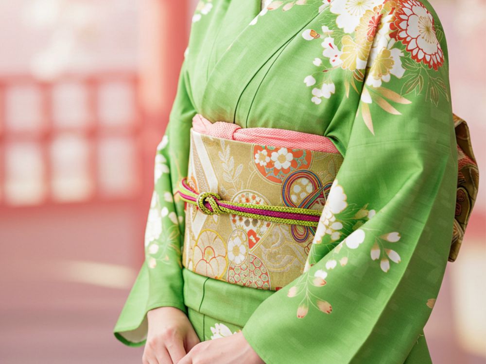 振袖用袋帯抹茶色レース 無地きもの・振袖 抹茶色 | 着物・帯,振袖 |