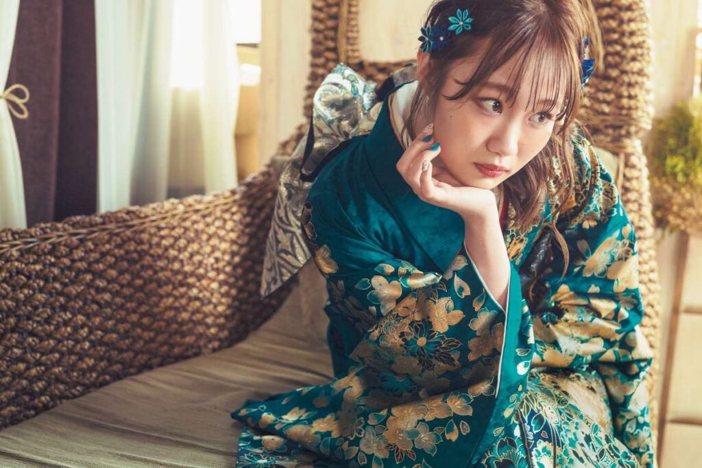 振袖モデルの画像