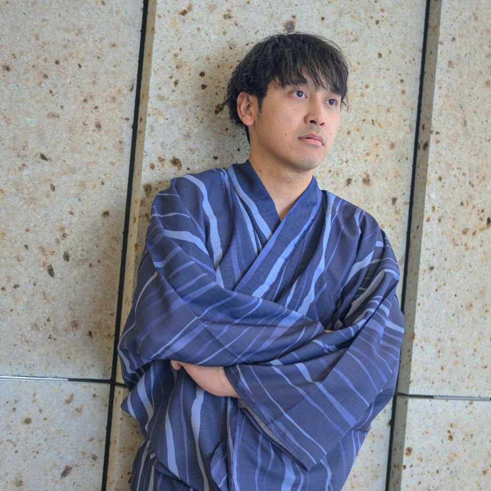 メンズ浴衣モデル画像